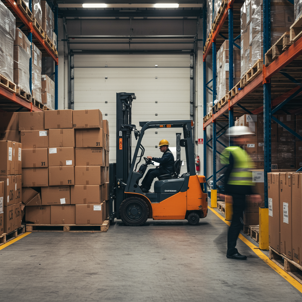 Challenges in a warehouse like cluttered aisles or unsafe forklift operation