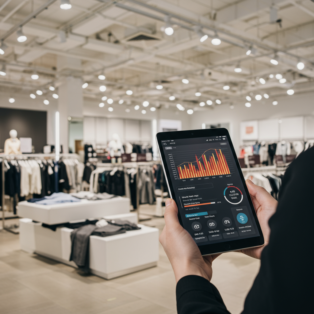 RetailFlow AI analyzing a modern retail store